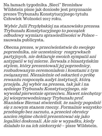 k1fl0w - Uzasadnienie nagrody dla pani Przyłębskiej. 

Po prostu brak mi brak słów....