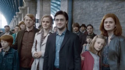 torskee - Ciekawostka: ostatnia scena z Insygniów śmierci, kiedy Harry z Ginny i Ron ...