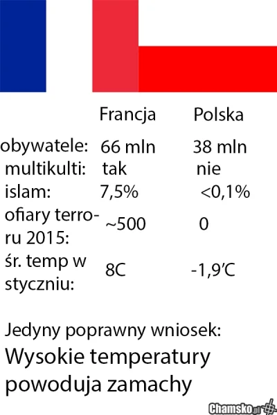 Lapidarny - Wniosek nasuwa się sam ( ͡° ͜ʖ ͡°)
#francja #polska #terroryzm