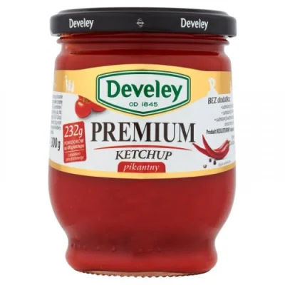 wykopnet - Develey Ketchup Premium - obecnie mój faworyt, niebo w gębie, ale ciężko d...