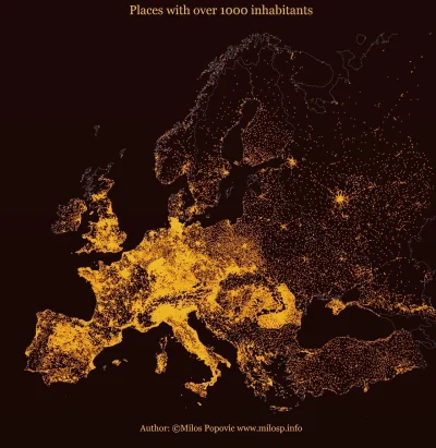 Lifelike - #europa #demografia #mapy #kartografiaekstremalna #graphsandmaps