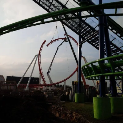 polik95 - Nowy rollercoaster powstaje w energylandi 
#energylandia #zator #rollercoa...