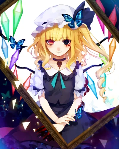 z.....s - #randomanimeshit #touhou #flandrescarlet #heterochromia 
#daimaouruaeru