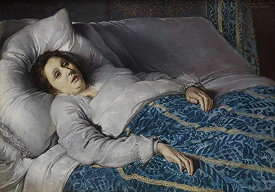 M.....a - Młoda kobieta [25 lat, dwie godziny po zgonie] na łożu śmierci, ok. 1621 r....