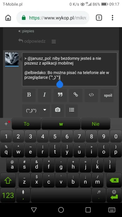 WuDwaKa - > @janusz_pol: niby bezdomny jesteś a nie piszesz z aplikacji mobilnej

@...