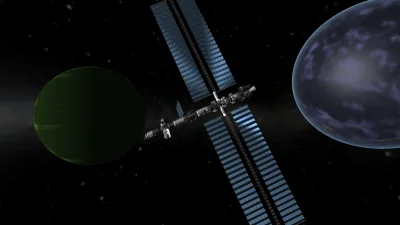 razadihan - #ksp #kerbalspaceprogram Bezzałogowa stacja badawcza księżyców Joola, zap...