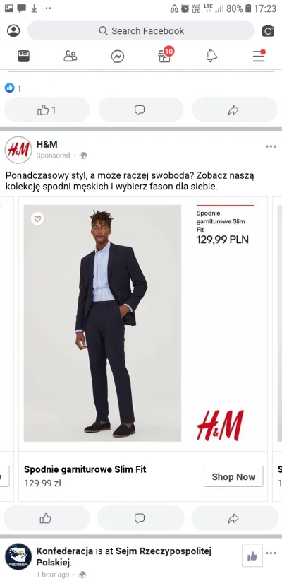 PanDomestos - H&M następna firma wciskająca czornych gdzie popadnie 

#polska #euro...