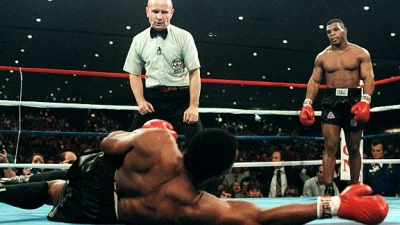 babisuk - Dokładnie 28 lat temu, Michael Gerard "Mike" Tyson po pokonaniu już w drugi...