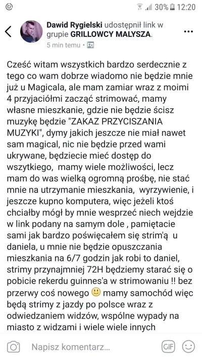 v.....L - #danielmagical xD rośnie w sile, niżej podał link do zrzutki xD