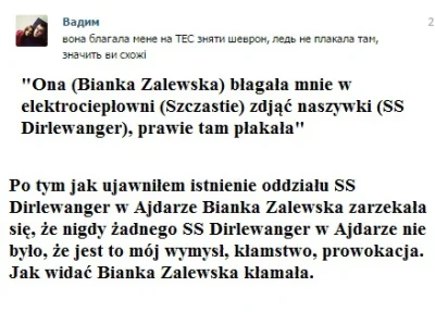 tomasz-maciejczuk - Dziennikarka Bianka Zalewska kłamała w sprawie SS Dirlewanger w A...