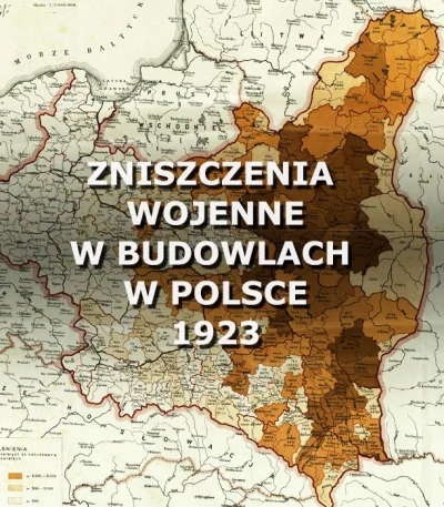 llllllllllllllllllllllllO - Zniszczenia wojenne w budowlach w Polsce. 1923. Interakty...