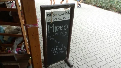 KuchcikWroc - Mirko lager we Wrocławskim zoo serwują. Białek sponsoruje chyba :D

#pd...