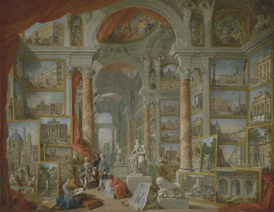 Ponczka - Giovanni Paolo Panini - Nowoczesny Rzym
#sztuka #malarstwo