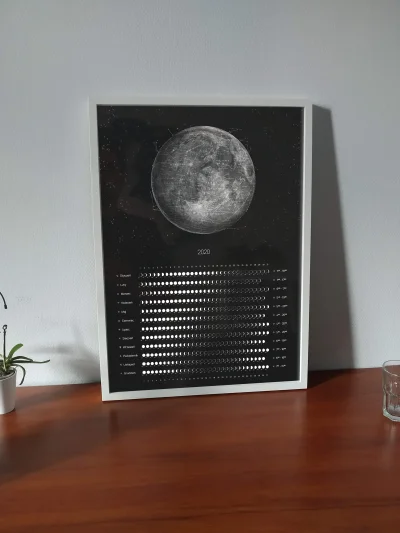 lapko - Tak się prezentuje mój kalendarz księżycowy na 2020 rok :) Ktoś chciałby taki...