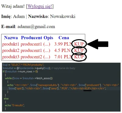 towcalenieja - Zacząłem się bawić w PHP/MySQL i mam problem. Jak zaprogramować w PHP ...