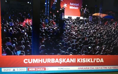 Niezlomny - Hilâl Kaplan:
 It's 1.40 am in #Turkey. #Erdogan's speaking to around 300...