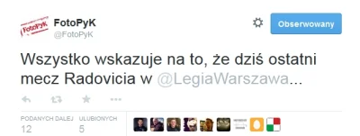 Harpor - #legia #pilkanozna
Miroslav Radović prawdopodobnie odchodzi z Legii Warszaw...