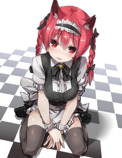 Smuffiasty - #randomanimeshit #touhou #rinkaenbyou #kemonomimi #nekomimi #maid #zakol...