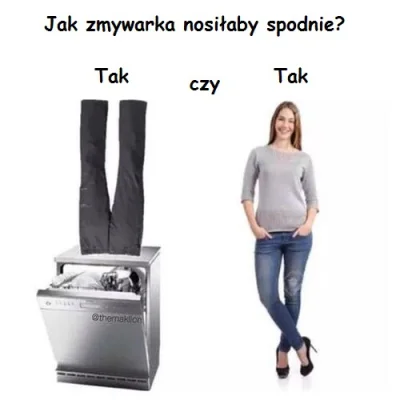 Vladimir_Kotkov - Mirki, jeśli zmywarka nosiłaby spodnie to jak by to robiła? ( ͡° ͜ʖ...