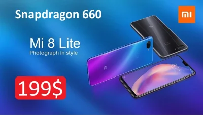 sebekss - Tylko 199$ za Xiaomi Mi 8 Lite 4/64 GB Global Version❗
Świetny design i ba...