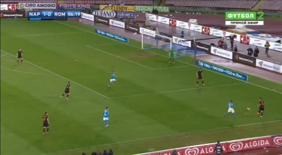 Minieri - Cengiz Ünder, Napoli - Roma 1:1
#mecz #golgif