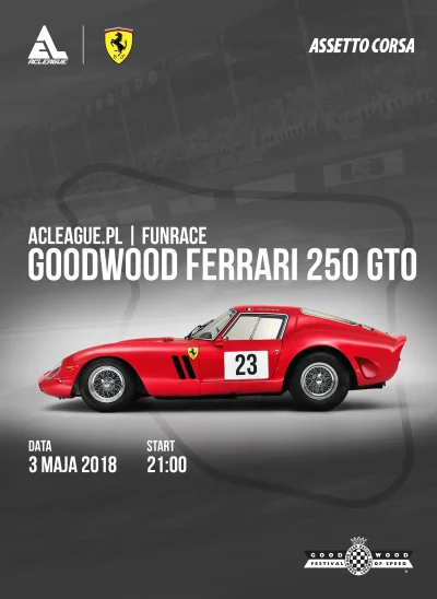 ACLeague - To już dzisiaj!

Goodwood FOS FUNRACE

Harmonogram imprezy:
20:00 - s...