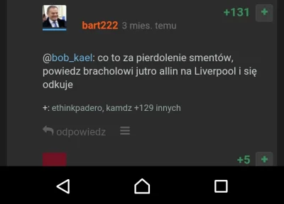 gonzo88 - @bobkael: @bart222 o stary, chyba przegiąłeś ( ͡° ͜ʖ ͡°) A historia smutna,...