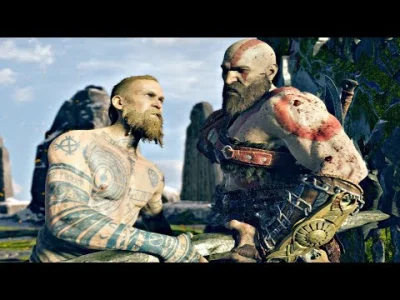 enforcer - Uwielbiam ten moment kiedy Kratos spada ze smoka i potem biegnie po Atreus...