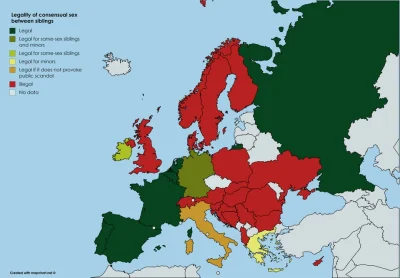 jguten2 - Jak wygląda legalność seksu między rodzeństwem w Europie

#mapporn #karto...