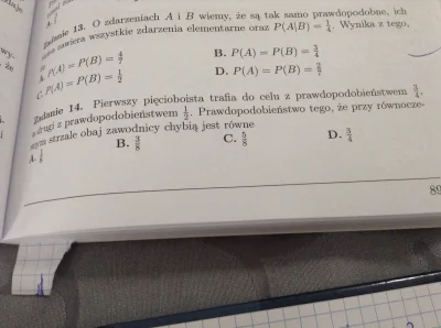 H.....y - #matematyka #prawdopodobienstwo mam problem z 14. Zrobiłem to za pomocą drz...