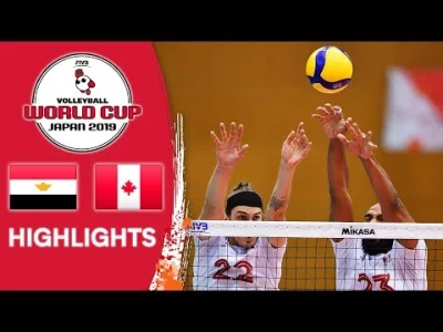 b.....u - EGYPT 2:3 CANADA - Highlights | Men's Volleyball World Cup 2019 || Grupa B ...