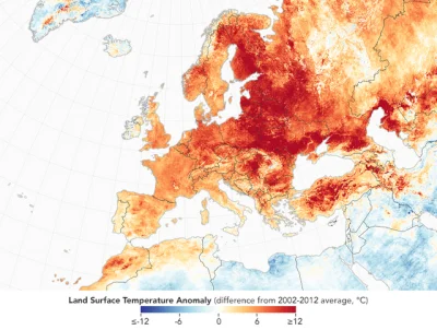 JanKartofl - Luty 2019 najgorętszy w historii wg #nasa. Mapa pokazuje średnią tempera...