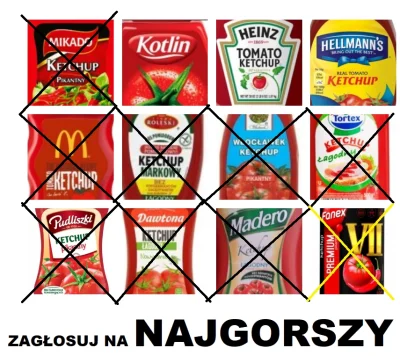 oba-manigger - Witam. Tym razem odpada ketchup Roleski (Markowy) z 1582 głosami (46,5...