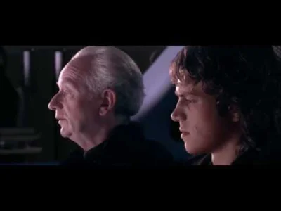 j.....i - W tej scenie Sheev mówi 
''Did you ever hear the tradegy of Darth Plagueis...