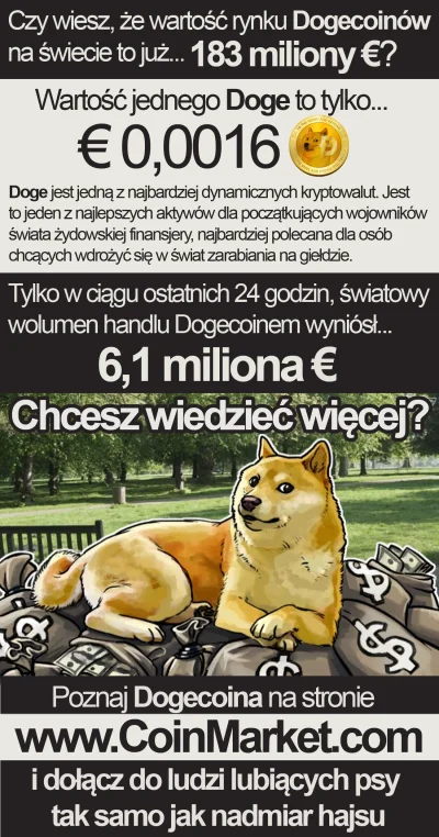 G.....e - #dogecoin > #bitcoin #kryptowaluty i wcale to nie są #heheszki ani żadna sp...