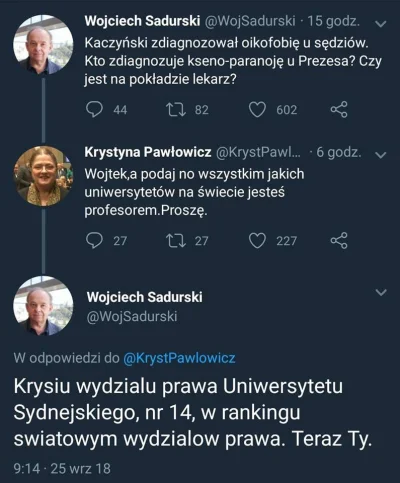 grubson234567 - > A które miejsce w światowych rankingach ma ta uczelnia, którą kieru...