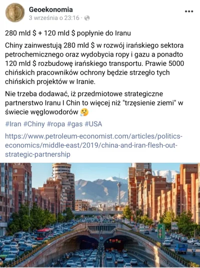 S.....i - 400 mld dolarów zainwestowane w Iran + 5000 ludzi do obrony tych inwestycji...