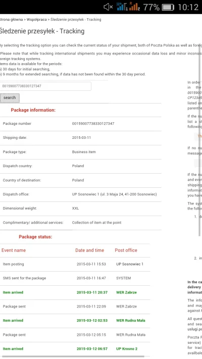 PrawieJakBordo - WTF tracking poczty polskiej po angielsku 
#pocztapolska #emonitorin...