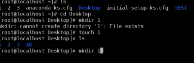 Tulipan_1 - #linux #pytanie
Czemu jak daje mkdir i touch to nie pokazuję plików i fo...