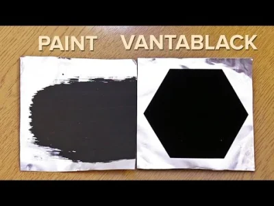 KubanskiEseista - Vantablack, najczarniejsza substancja jaką zna człowiek, czarna jak...