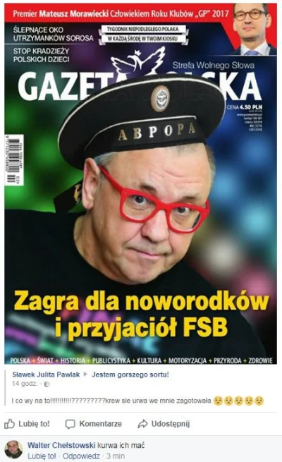 w.....u - Okładka Gazety Polskiej. Szkoda strzępić ryja.
#bekazpodludzi #bekazpisu #...