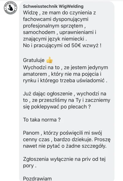 suqmadiq2ama - Tak się zwraca do robali w Polsce na polskich grupach #pracbaza #ofert...