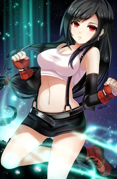 kedzior1916 - #randomanimeshit #finalfantasy #finalfantasyvii #tifalockhart