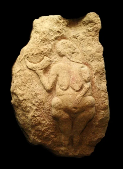 j.....a - Paleolityczna Wenus z rogiem. To jedno z najstarszych przedstawień kobiety ...