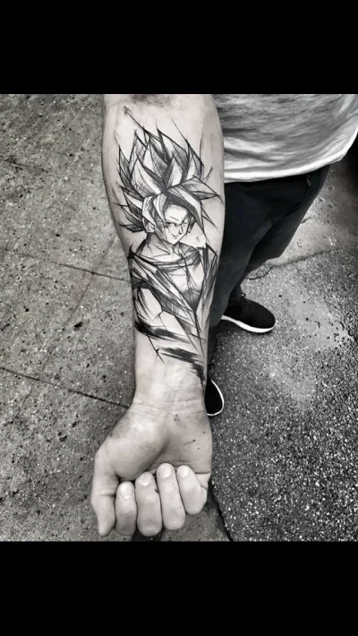 tabi1991 - Coś dla fanów #dragonball #tatuaze #songoku #dbz