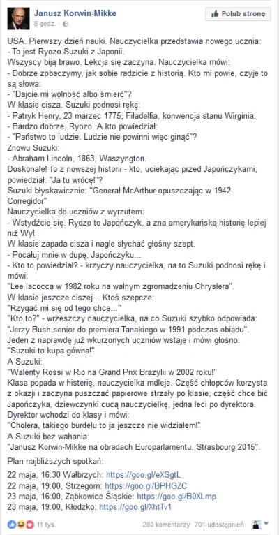 m.....d - Jestem poważnym politykiem xD post
#korwin #polityka