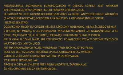 Opornik - Powiem wam coś jeszcze smutniejszego, niż te gwałty.

Mieszkałem w UK, i ...