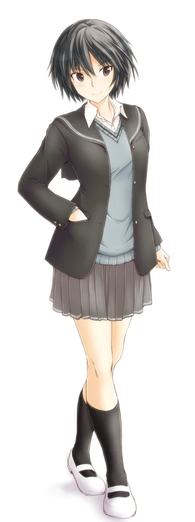 Czokolad - #randomanimeshit #amagami #ainanasaki #schoolgirl