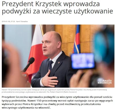 m.....k - A teraz drodzy wyborcy możecie pocałować pana prezydenta w dupę.
#szczecin