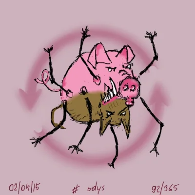 odys - 92/365 ; spiderpigdog ...
#365kwiecien #odysrysuje